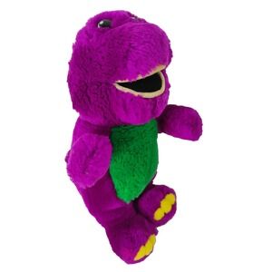 Barney The Dinosaur Plush Lyons Group 1992 Purple Stuffed Animal Toy 8"